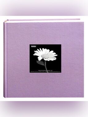 PIONEER Cloth Photo Album for 4x6 Photos - Lavender - NIP